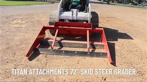 titan skid steer blade|titan attachments for skid steers.